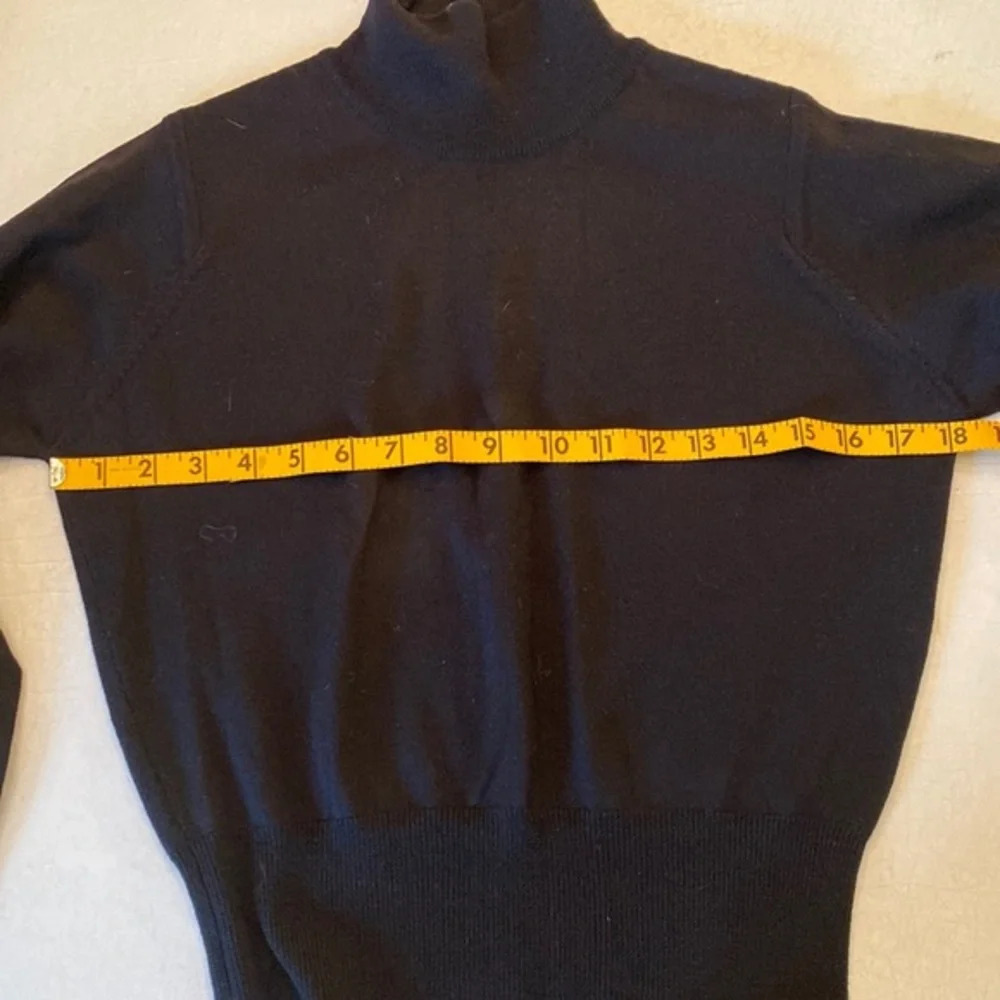 Classiques Entier Black Merino‎ Wool Sweater​ - Picture 8 of 11